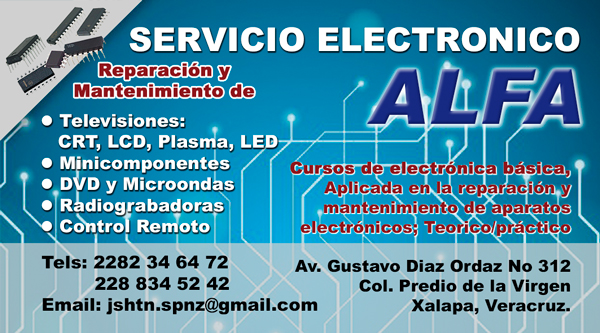 SERVICIO ELECTRONICO ALFA